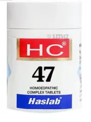 Haslab HC 47 Homoeo Vitamin-B Complex Tablet Homoepathic 20g