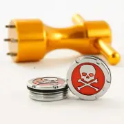 2 x 5g Deluxe Tour Weights + Gold Wrench for Scotty Cameron Putters, Skull, Red