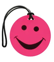 Tosca Smiley Suitcase Tag - Pink