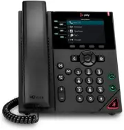 Polycom VVX 350 Business IP Phone HD Voice Six Line Color Desk Phone