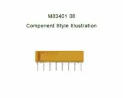 M8340108K2201GGD03 Resistor Networks & Arrays 2.2K OHM 2% 8 PIN