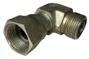 90° Adaptor Fitting 5/8" ORFS O-Ring Face Seal Male To Female Dash 10 Size Zinc
