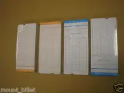 200 PCS Monthly Time Clock Cards Attendance Payroll Recorder Timecards