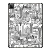 iPad Pro 12.9-inch (5th/6th gen) iPad Impact Case Seattle black white iPad