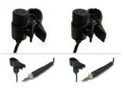 2 pcs Lavalier Mic Lapel Microphone for Sennheiser EW Wireless Transmitter Omni