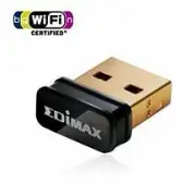 EDIMAX WIFI N150 Nano USB Wireless Adapter Miniature Design 802.11bgn 150Mbps