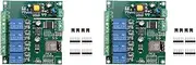 Mellisso 2X ESP8266 ESP-12F WIFI Relay Module 4Channel AC90-250V/DC7-30V/5V Delay Relay Switch for IDE Smart Home
