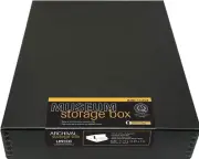 Lineco Archival Print Storage Box, Drop Front Design, 11 1/2 x 14 1/2 x 3 in
