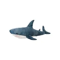 在飛比找momo購物網優惠-【Al Queen】親膚柔軟鯊魚抱枕-80cm(娃娃/絨毛玩