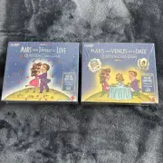 2 -Mars and Venus In Love/on a Date-Question Cards Game 1998 - Brand New