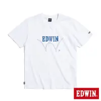 在飛比找蝦皮商城優惠-EDWIN W框線LOGO短袖T恤(白色)-男款