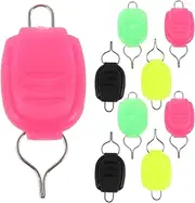 BESPORTBLE 20Pcs Fishing Line Holder Clips Durable Reel Stoppers for Convenient Fishing Multiple Colors for Various Scenarios Ergonomic Design for Easy Use