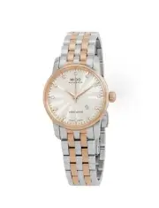 Mido Baroncelli Automatic Diamond Ivory Dial Ladies Watch M76009S71
