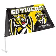 Richmond Tigers AFL CAR Flag includes Pole