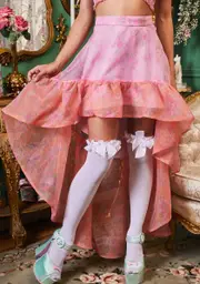 [Sugar Thrillz] The Finer Things High-Low Skirt