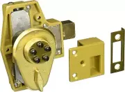 Simplex 9040000-04-41 Pushbutton Deadbolt Lock US4 1.75" Door