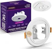 Recessed Ceiling Mount for Philips Hue Motion Sensor - Elevate Smart Home Aesthetics, Easy DIY Install, Compatible with Hue Sensor V1 & V2 - Injection-Moulded Durability, Uk-Designed.