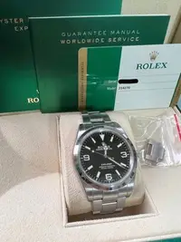 在飛比找Yahoo!奇摩拍賣優惠-ROLEX 勞力士 探險家一號 214270 39mm 20