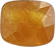 [Sahiba Gems] 8 Ratti / 7.15 Carat Natural Yellow Sapphire/pukhraj Cushion Cut Gemstone For Unisex, 7.15 Carat, Natural Stone, Yellow Sapphire, 7.15 Carat, Natural Stone, Yellow Sapphire