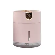 USB Charging Water Pattern Atomizing Humidifier with Colorful Night Lights, Water Tank Capacity: 300mL (Pink)