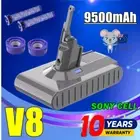 9500mAh Battery For Dyson V8 All Series SV10 Absolute Animal 240397-12 / Filter