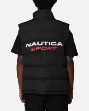 [NAUTICA] Nautica Sitka Padded Gilet Vest Black - Size M M Black