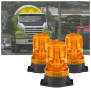 Amber 30 LED Beacon Strobe Light Flashing Truck Emergency Warning Rooftop Lamp