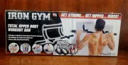 Iron Bar Pull & Chin Up Workout Total Body (NEW IN BOX)