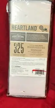 Heartland 325 Thread Ct Percale Weave Full Flat Sheet Grey