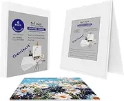 Genixart Canvas Panels for Painting, 100% Cotton, Professional Artist Quality Acid Free Primed Canvas Boards for Oil & Acrylic Painting. (13x18cm / 5"x7" -6pcs)