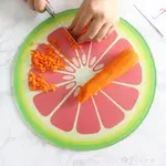 廚房鋼化玻璃砧板菜板切水果面包板西柚砧板兒童輔食圓形案板大號