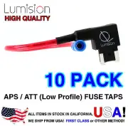 10 PACK Lumision Add-A-Circuit Low Profile APR APT Fuse Tap Lot Dash Cam Radar
