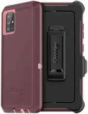 New Drop+ Case for Samsung Galaxy A51 5G OtterBox Defender Cover - Purple Pink
