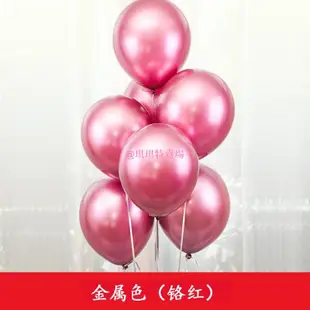 【火爆】金屬氣球批發結婚房慶生日派對網紅兒童氣球裝飾創意布置用品汽球