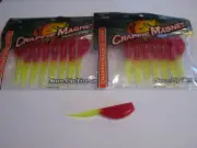 Leland Lures Slab Magnets 2 packs 16 pc total red /chart