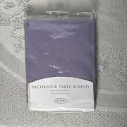 Target Home Diamond Dot Amethyst Decorator Table Round Skirt 70 in NEW