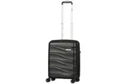 Delphin Wave Hardside Small / Cabin 55 cm Spinner Suitcase Black