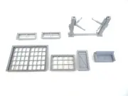Diorama doors and windows miniatures Scale 1:60 - 1:64 Model-making supplies