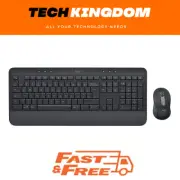 Logitech MK650 Wireless Keyboard & Mouse, LogiBolt/Bluetooth, Graphite