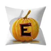 3PCS Halloween Series Letter Printing Throw Pillow Cover for Home Living Room Sofa Decor E_45*45cm