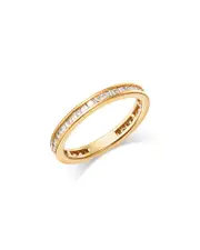 Bloomingdale's Fine Collection Diamond Baguette Eternity Band in 14K Yellow Gold, 0.75 tcw