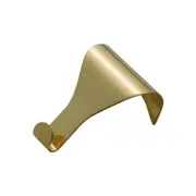 Tradco 1550PB Picture Rail Hook Plain SB Polished Brass