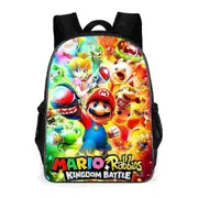 Kids Super Mario 3d Printing Backpack Funny Elementary Student School Bag Bookbags For Boys Girls A