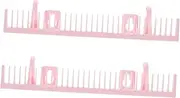 LOORGVEL 2pcs Hair Extension Holder Rack No Drilling Hook Hanger for Multiple Hair Versatile Organizer for Salon and Barber Shop Storage Secure and Stylish Design