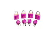 Korjo Luggage Locks TSA Compliant 4 Pack Purple Travel Accessories TSALL4
