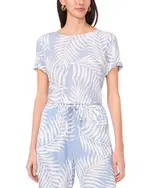 Vince Camuto Short Sleeve Roll Cuff Tee