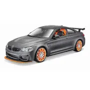 BMW M4 GTS Diecast Model Car 1:24 scale Metallic Grey Maisto 18cm / 7.1in long