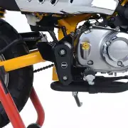 R&G Boot Guard Kit Black (2-Piece) Honda Monkey 2018 - 2024