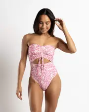 [Billabong] Billabong Women's Just Mystic Summer One Piece Bathing Suit in Dahlia Pink Size 12 12 Dahlia Pink