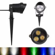 6W LED Flood Spot Lightt With Rod &amp; Cap For Garden Yard IP65 DC 12-24V 4732 RGB